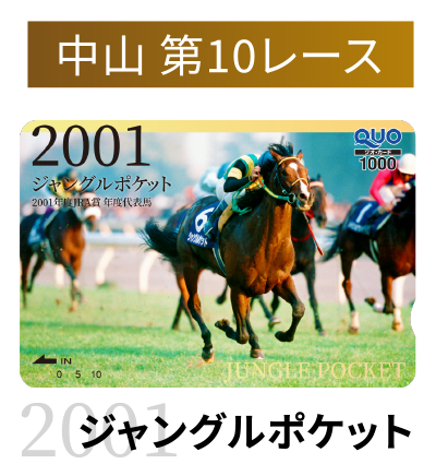 中山 第10レース 2001 ジャングルポケット
