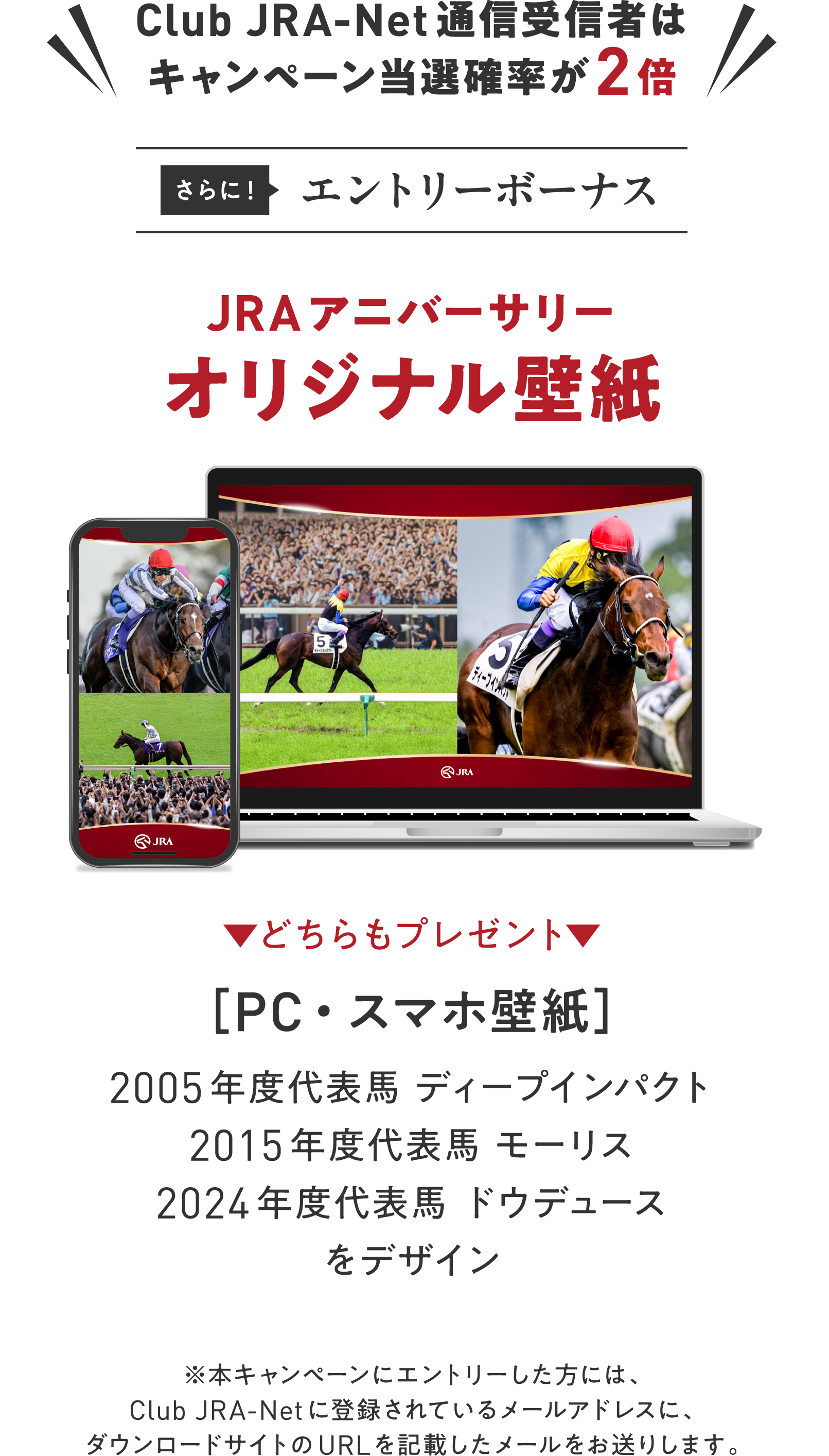 JRAアニバーサリーキャンペーン | JRA