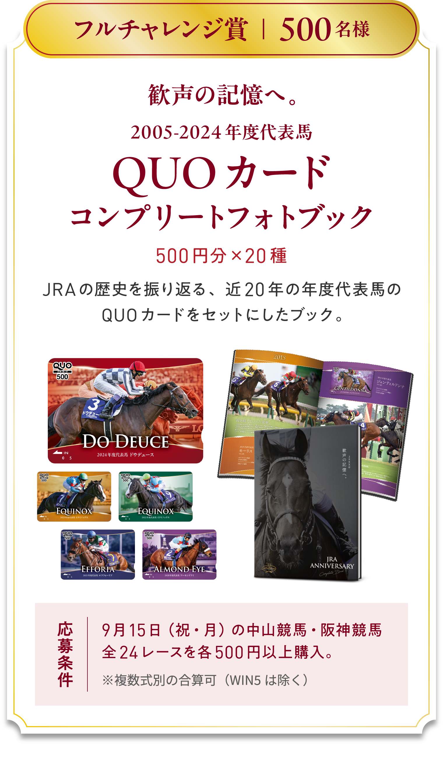 JRA応募抽選限定品 JRAアニバーサリーキャンペーン | JRA