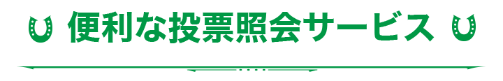 便利な投票照会サービス
