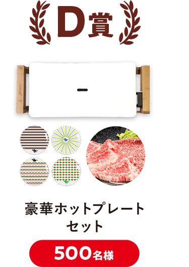 D賞 豪華ホットプレートセット