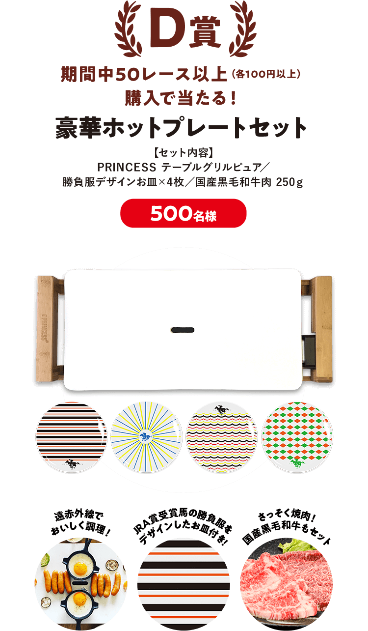 D賞 豪華ホットプレートセット