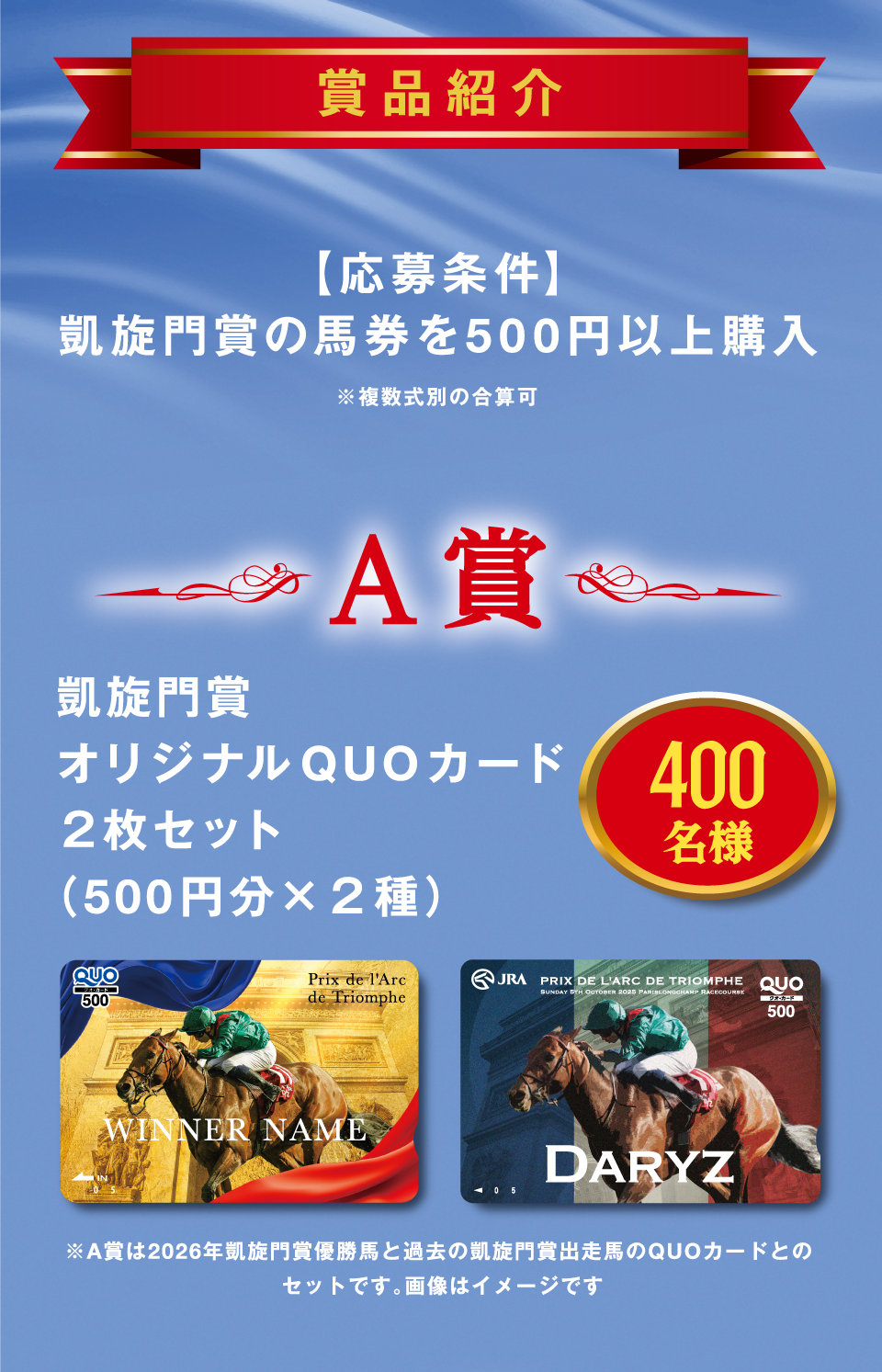 凱旋門賞キャンペーン | JRA