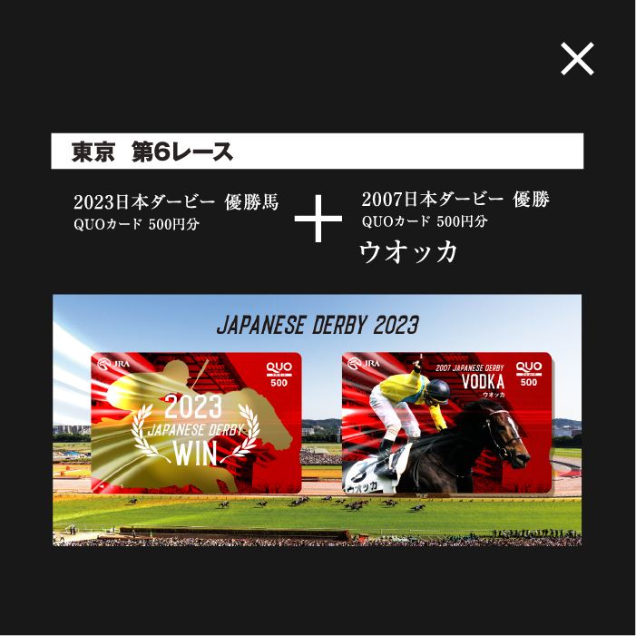 豪華賞品が90,000名様に当たる！日本ダービーキャンペーン|JRA