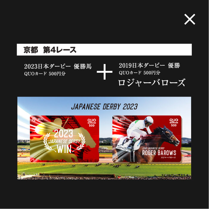 豪華賞品が90,000名様に当たる！日本ダービーキャンペーン|JRA