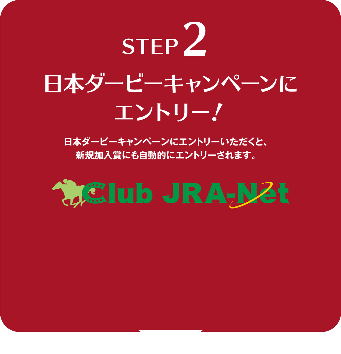 日本ダービーキャンペーン 新規加入賞 | JRA